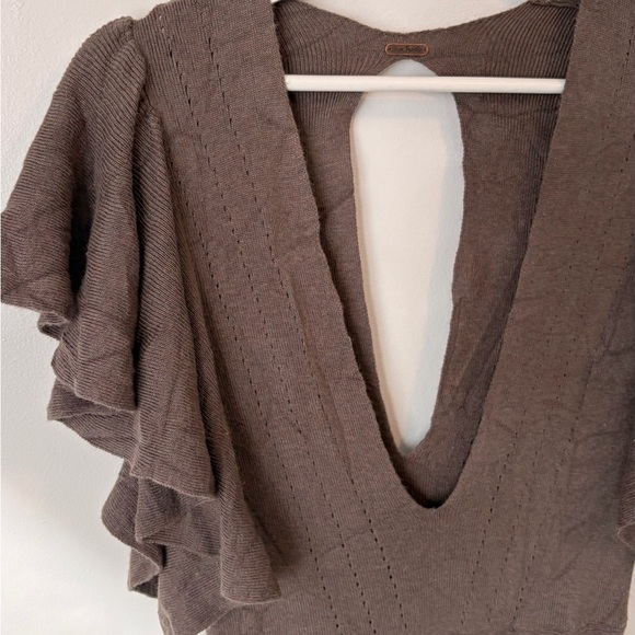 Free People Ruffle Knit Dress - Picture 3 of 12